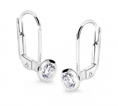 Cutie Jewellery - Visací náušnice z bílého zlata Z8003-55-10-X-2
