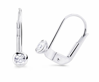 Cutie Jewellery - Visací náušnice z bílého zlata Z8007-55-10-X-2