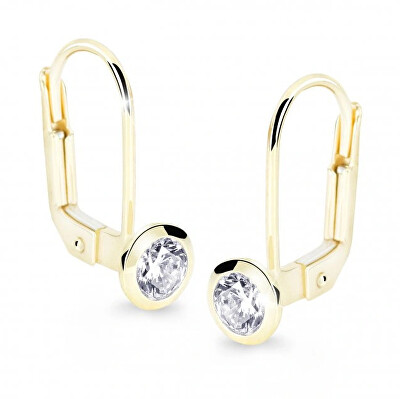 Cutie Jewellery - Visací náušnice ze žlutého zlata Z8003-55-10-X-1