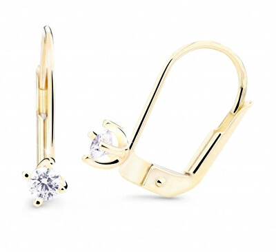 Cutie Jewellery - Visací náušnice ze žlutého zlata Z8014-55-10-X-1