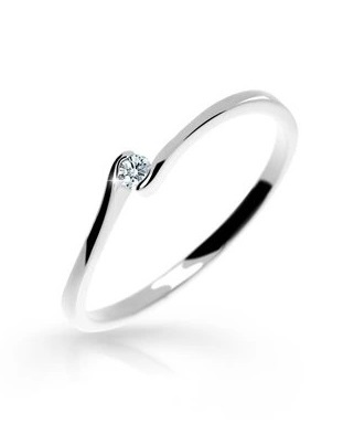 Cutie Jewellery - Zásnubní prsten z bílého zlata Z6727-2947-10-X-2
