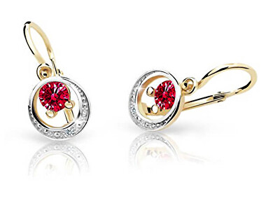 Cutie Jewellery - Zlaté dětské náušnice C1997-10-X-1