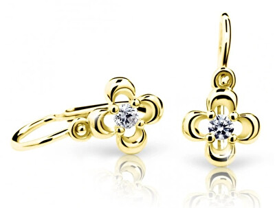 Cutie Jewellery - Zlaté dětské náušnice C2013-10-X-1