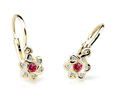 Cutie Jewellery - Zlaté dětské náušnice C2149-10-X-1