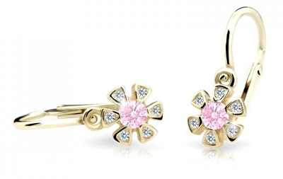 Cutie Jewellery - Zlaté dětské náušnice C2156-10-X-1