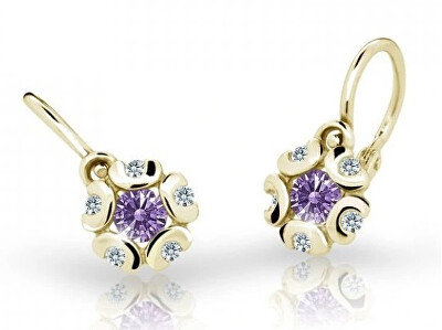 Cutie Jewellery - Zlaté dětské náušnice C2178-10-X-1