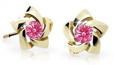 Cutie Jewellery - Zlaté dětské náušnice C2201-30-X-1