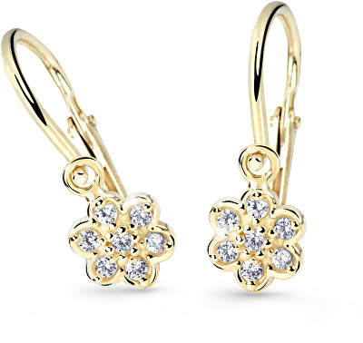 Cutie Jewellery - Zlaté dětské náušnice C2746-10-X-1