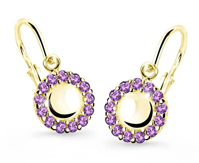 Cutie Jewellery - Zlaté dětské náušnice C2750-10-X-1