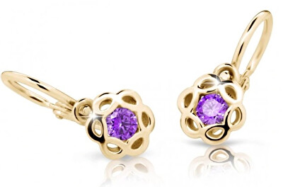 Cutie Jewellery - Zlaté dětské náušnice C2179-10-X-1