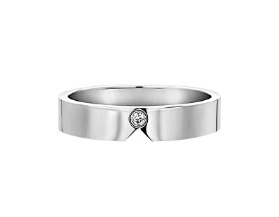 Calvin Klein - Pánský ocelový prsten s krystalem CK Complete 35100109
