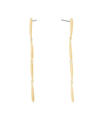 Calvin Klein - Dlhé pozlátené náušnice Elongated Drops 35000995