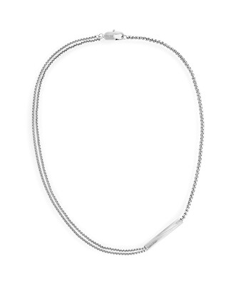 Calvin Klein - Dvojitý pánský ocelový náhrdelník Iconic 35100057