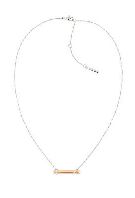 Calvin Klein - Elegantní bicolor náhrdelník Elongated Linear 35000014