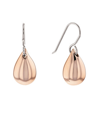 Calvin Klein - Elegantní bicolor náušnice z oceli Sculptured Drops 35000075