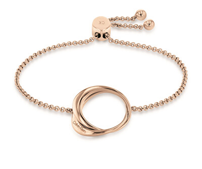 Calvin Klein - Elegantní bronzový náramek Timeless 35000005
