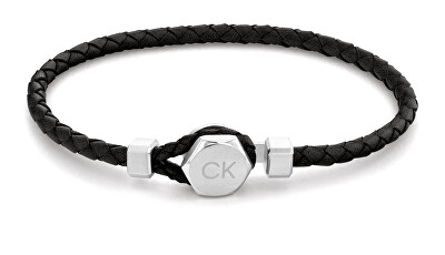 Calvin Klein - Elegantní kožený náramek Latch 35000260
