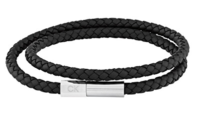 Calvin Klein - Elegantní kožený náramek pro muže Industrial Facets 35100042
