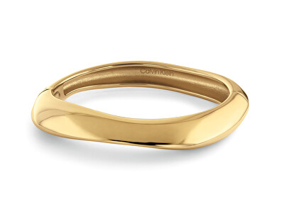Calvin Klein - Moderní pozlacený náramek pro ženy Sculpted 35000818