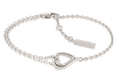 Calvin Klein - Elegantní ocelový náramek Sculptured Drops 35000076