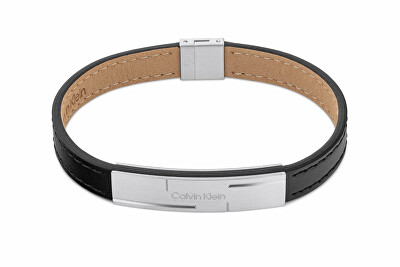 Calvin Klein - Pánsky kožený náramok Grid Family 35000056