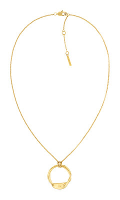 Calvin Klein - Elegantní pozlacený náhrdelník Ethereal Metals 35000526