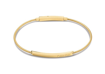 Calvin Klein - Nadčasový dámský náramek z pozlacené oceli 35000985