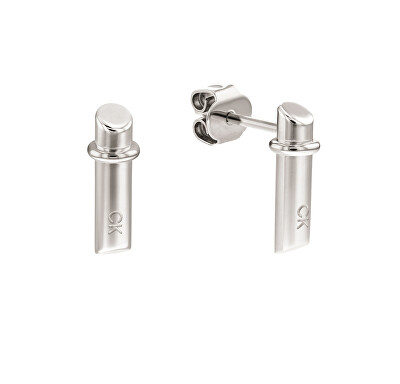 Calvin Klein - Minimalistické náušnice z oceli Elongated Linear 35000019