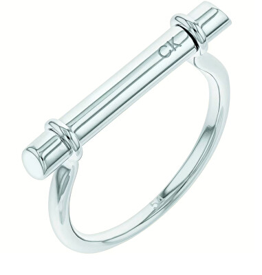 Calvin Klein - Minimalistický ocelový prsten Elongated Linear 35000022
