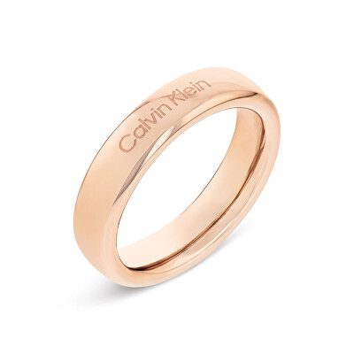 Calvin Klein - Minimalistický pozlacený prsten Pure Silhouettes 35000514