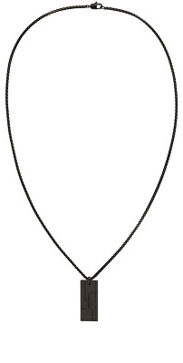 Calvin Klein - Moderní černý náhrdelník z oceli Iconic Id 35000059