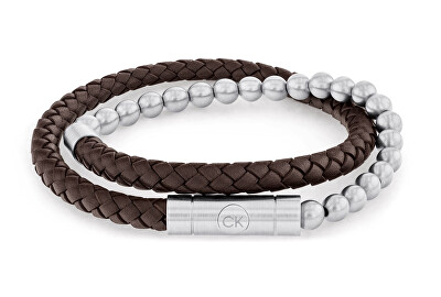 Calvin Klein - Moderní dvojitý náramek pro muže 35100023