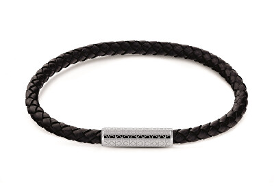 Calvin Klein - Moderní kožený náramek Braided 35000101