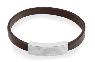Calvin Klein - Moderní kožený náramek Architectural Lines 35000415