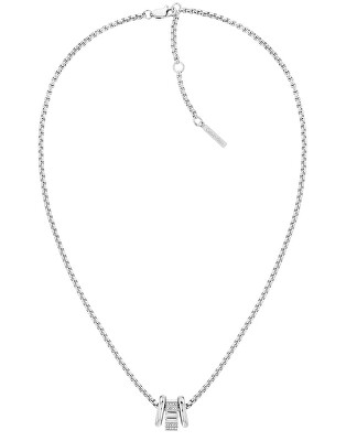 Calvin Klein - Moderní náhrdelník z oceli s krystaly 35000364