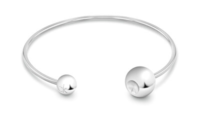 Calvin Klein - Moderní pevný otevřený náramek Sculptural Bubbles 35000786