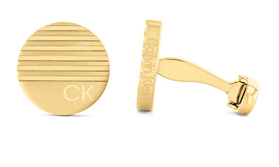 Calvin Klein - Moderní pozlacené manžetové knoflíčky 35000272