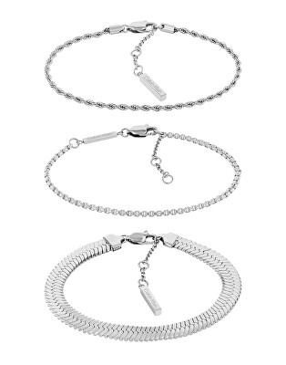 Calvin Klein - Módní ocelová souprava náramků Accent 35000625