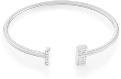 Calvin Klein - Módní ocelový pevný náramek s krystaly 35000367