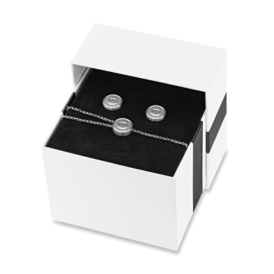 Calvin Klein - Módní souprava ocelových šperků 35700009 (náušnice, náramek)