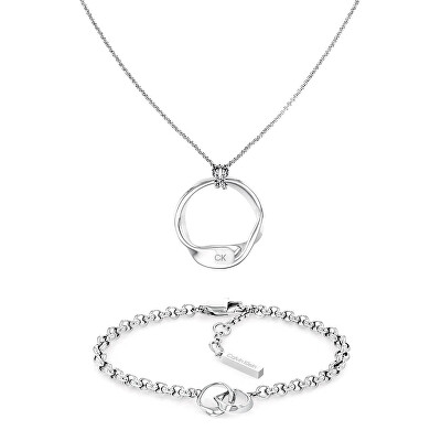 Calvin Klein - Módní souprava ocelových šperků 35700013 (náhrdelník, náramek)