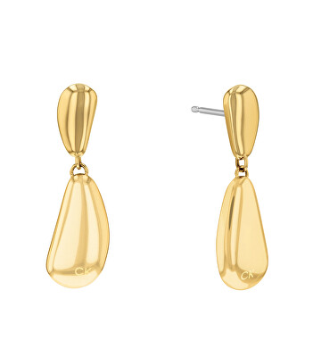Calvin Klein - Pozlacené visací náušnice Radiant Drops 35000607