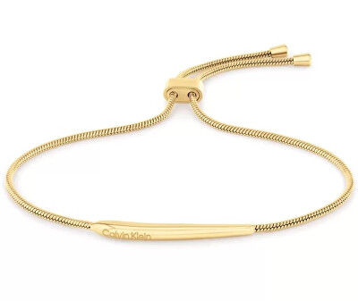 Calvin Klein - Něžný pozlacený náramek Elongated Drops 35000342