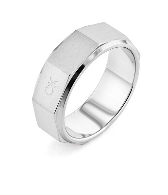 Calvin Klein - Ocelový prsten pro muže Latch 35000316