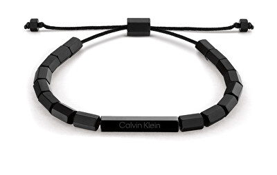 Calvin Klein - Originální černý náramek pro muže 35000276