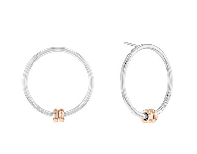 Calvin Klein - Originální ocelové náušnice Duality 35000635
