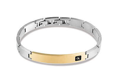 Calvin Klein - Pánsky bicolor náramok z ocele Architectural 35100105