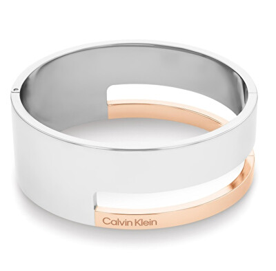 Calvin Klein - Pevný bicolor náramek Geometric Essentials 35000675