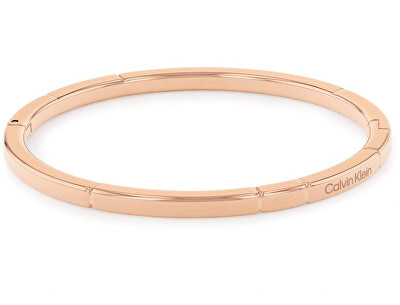 Calvin Klein - Pevný bronzový náramek Soft Squares 35000456