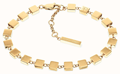 Calvin Klein - Pozlacený náramek Geometric 35000842